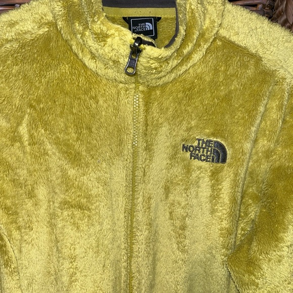 The North Face Women's Mustard silken  fleece Jacket - Picture 4 of 5